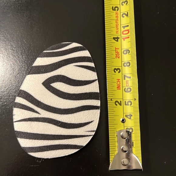Zebra Print Ball of Foot Pads - Picture 3 of 3